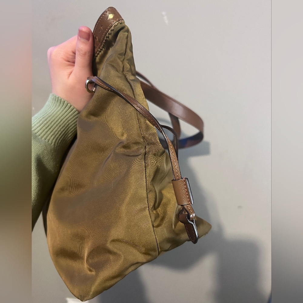 Green Prada Nylon Tote Bag - Picture 6 of 11